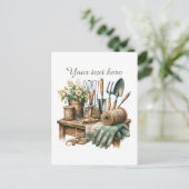 Aangepaste voor leuke tuiniersliefhebbers briefkaart (Staand voorkant)