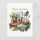 Aangepaste voor leuke tuiniersliefhebbers briefkaart (Voorkant)