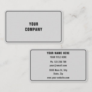 Aangepaste voorbeeldontwerpen voor visitekaartjes