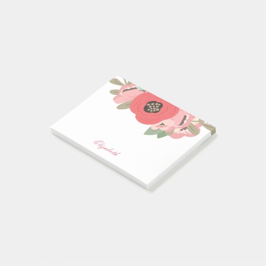 Aangepaste voorjaarsnaam post-it® notes (Schuin)
