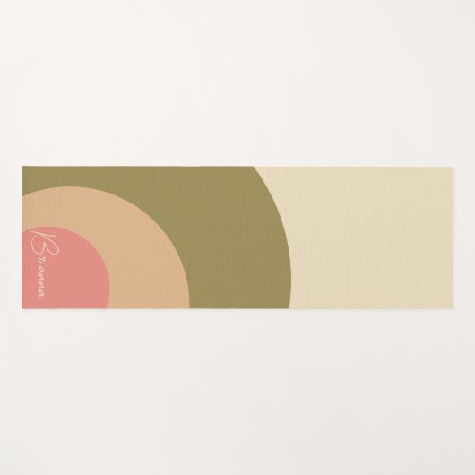 Aangepaste voorjaarsschaduwen yogamat (Voorkant (horizontaal))