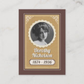 Aangepaste voorouder trading Kaart, familie erfgoe Contactkaartje (Voorkant)