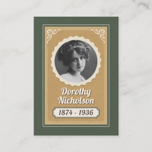 Aangepaste voorouder trading Kaart, familie erfgoe Contactkaartje (Voorkant)