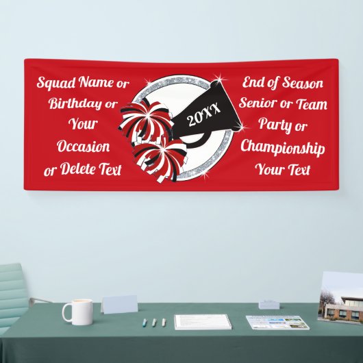 Aangepaste voorste banners met Jouw tekst (Beurs)