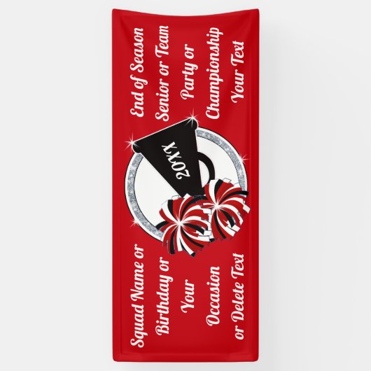 Aangepaste voorste banners met Jouw tekst (Verticaal)