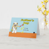 Aangepaste voorwand voor Vaderdag met wielschilder Kaart (Gele Bloem)