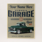Aangepaste vrachtwagen Garage 1957 Legpuzzel (Verticaal)