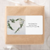 Aangepaste vrede, vreugde en liefde hart etiket (Insitu)