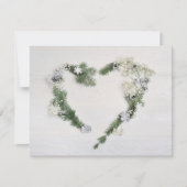 Aangepaste vrede, vreugde en liefde hart notitiekaartje (Voorkant)