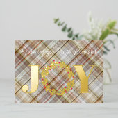 Aangepaste vredeliefde Red Holly Berries Foliage Folie Feestdagenkaart (Staand Voorkant)