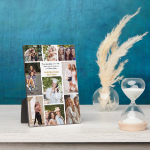 Aangepaste Vrienden Collage Vriendschap Quote Foto Fotoplaat