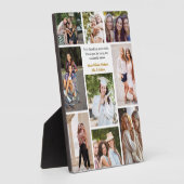 Aangepaste Vrienden Collage Vriendschap Quote Foto Fotoplaat (Zijkant)