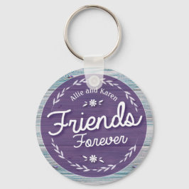 Aangepaste vriendenforever sleutelhanger