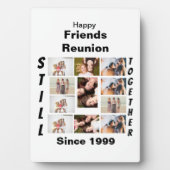 Aangepaste Vriendenreünie 11 Foto-collage Fotoplaat (voorkant)