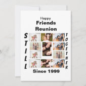 Aangepaste Vriendenreünie 11 Foto-collage Kaart (Voorkant)