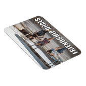 Aangepaste vriendschapsfoto Funny Friendship Goals Magneet (Rechterzijde)