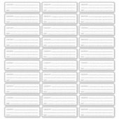 Aangepaste vrieslabels voor datum- en inhoudsorgan sticker (Voorkant)