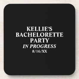 Aangepaste vrijgezellenfeest aan de gang bier onderzetter