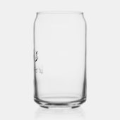 Aangepaste vrijgezellenfeest  blikvorm glas (Links)