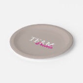 Aangepaste vrijgezellenfeest Borden – Chic & Fun Papieren Bordje (Gekanteld)