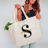 Aangepaste vrijgezellenfeest bruidsmeisje monogram tote bag