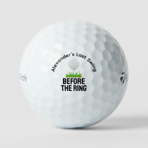 Aangepaste vrijgezellenfeest Fun Golfspeler Sports Golfballen
