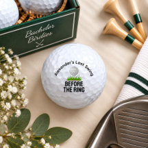Aangepaste vrijgezellenfeest Fun Golfspeler Sports