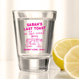 Aangepaste vrijgezellenfeest Laatste toast op de k Shot Glas