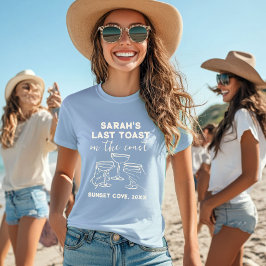 Aangepaste vrijgezellenfeest Laatste toast op de k T-shirt