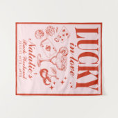 Aangepaste vrijgezellenfeest Las Vegas - Persoonli Wandkleed (Voorkant (horizontaal))