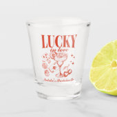 Aangepaste vrijgezellenfeest Las Vegas Persoonlijk Shot Glas (Voorkant)