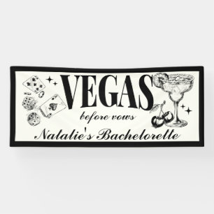 Aangepaste vrijgezellenfeest Las Vegas Persoonlijk Spandoek