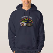 Aangepaste vrijgezellenfeest Las Vegas reis Hoodie (Voorkant)
