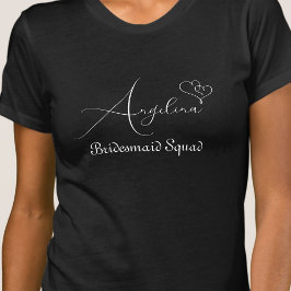 Aangepaste vrijgezellenfeest Modern Minimalistisch T-shirt