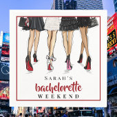 Aangepaste vrijgezellenfeest New York City Weekend Servet