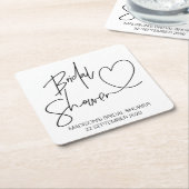 Aangepaste Vrijgezellenfeest Onderzetters Tabeldec (Schuin)