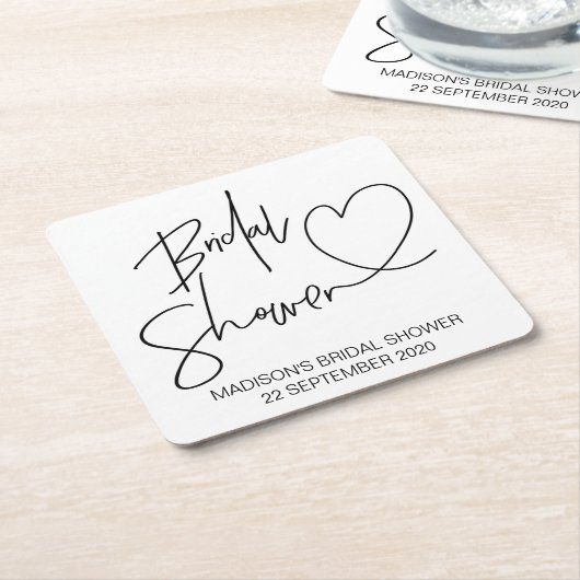 Aangepaste Vrijgezellenfeest Onderzetters Tabeldec (Schuin)