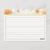 Aangepaste Vrijgezellenfeest-ontvangstkaart Briefkaart (Achterkant)