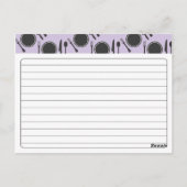 Aangepaste Vrijgezellenfeest-ontvangstkaart Briefkaart (Achterkant)