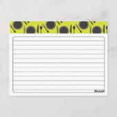 Aangepaste Vrijgezellenfeest-ontvangstkaart Briefkaart (Achterkant)