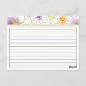 Aangepaste Vrijgezellenfeest-ontvangstkaart Briefkaart (Achterkant)