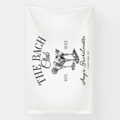 Aangepaste vrijgezellenfeest The Bach Club bruidsm Spandoek (Verticaal)