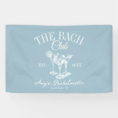 Aangepaste vrijgezellenfeest The Bach Club foto-ac Spandoek (Horizontaal)