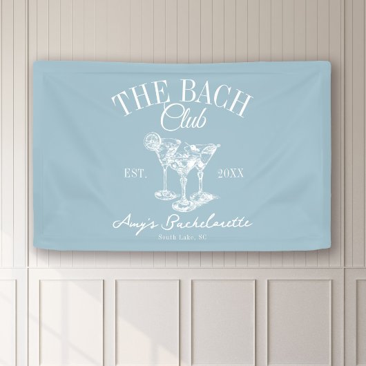 Aangepaste vrijgezellenfeest The Bach Club foto-ac Spandoek