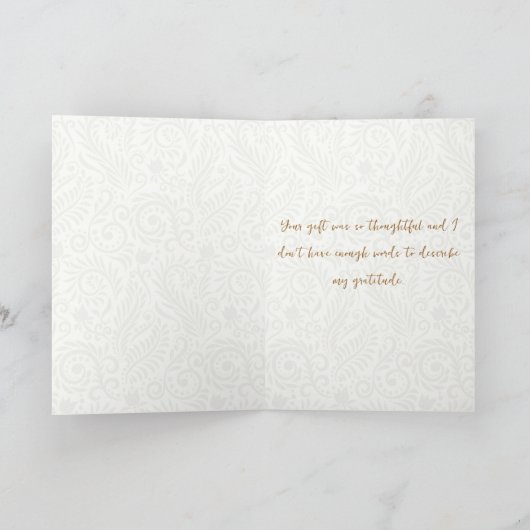 Aangepaste Vrijgezellenfeest trouwjurk Dank u (Binnen)