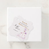 Aangepaste Vrijgezellenfeest trouwjurk Dank u Bedankjes Labels (In situ)