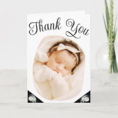 Aangepaste vroedvrouw Kaart Baby Foto | Geboortege (Voorkant)