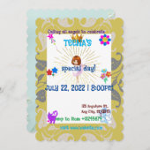 AANGEPASTE VROLIJKE en liefdevolle verjaardagsfees Kaart (Voorkant / Achterkant)