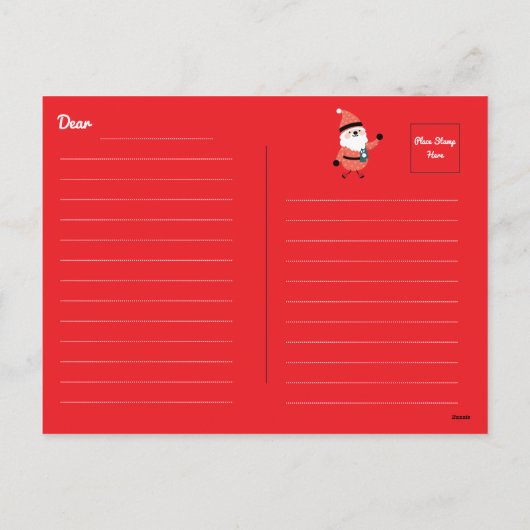 Aangepaste vrolijke kerst en een gelukkig nieuwjaa feestdagenkaart (Achterkant)