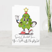 Aangepaste vrolijke kerst grappige citaten voor vr feestdagen kaart (Achterkant)